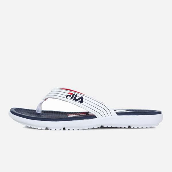 Fila Sandále Damske Biele - Slick Thong Vypredaj - Slovakia 90723-NDEM